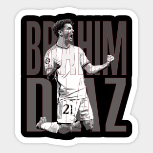 Brahim Diaz Sticker